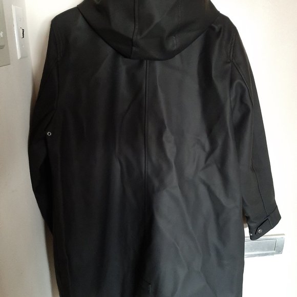 Levi's Women's Hooded Faux-Leather Parka Coat sz XXL - Picture 6 of 6